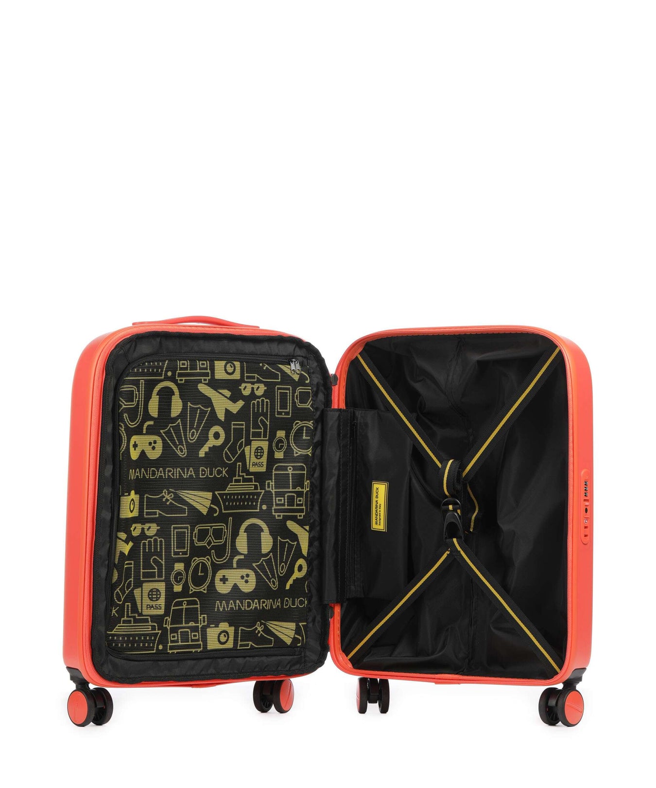 Mandarina Duck Logoduck+ Spinner (4 wheels) pumpkin