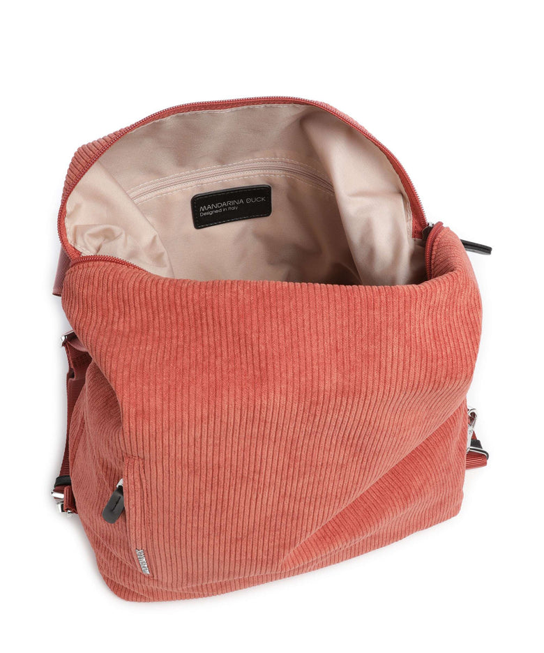 Mandarina Duck Hunter Velvet Backpack bag winter rose