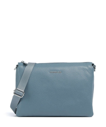 Mandarina Duck Mellow Leather Crossbody bag iron