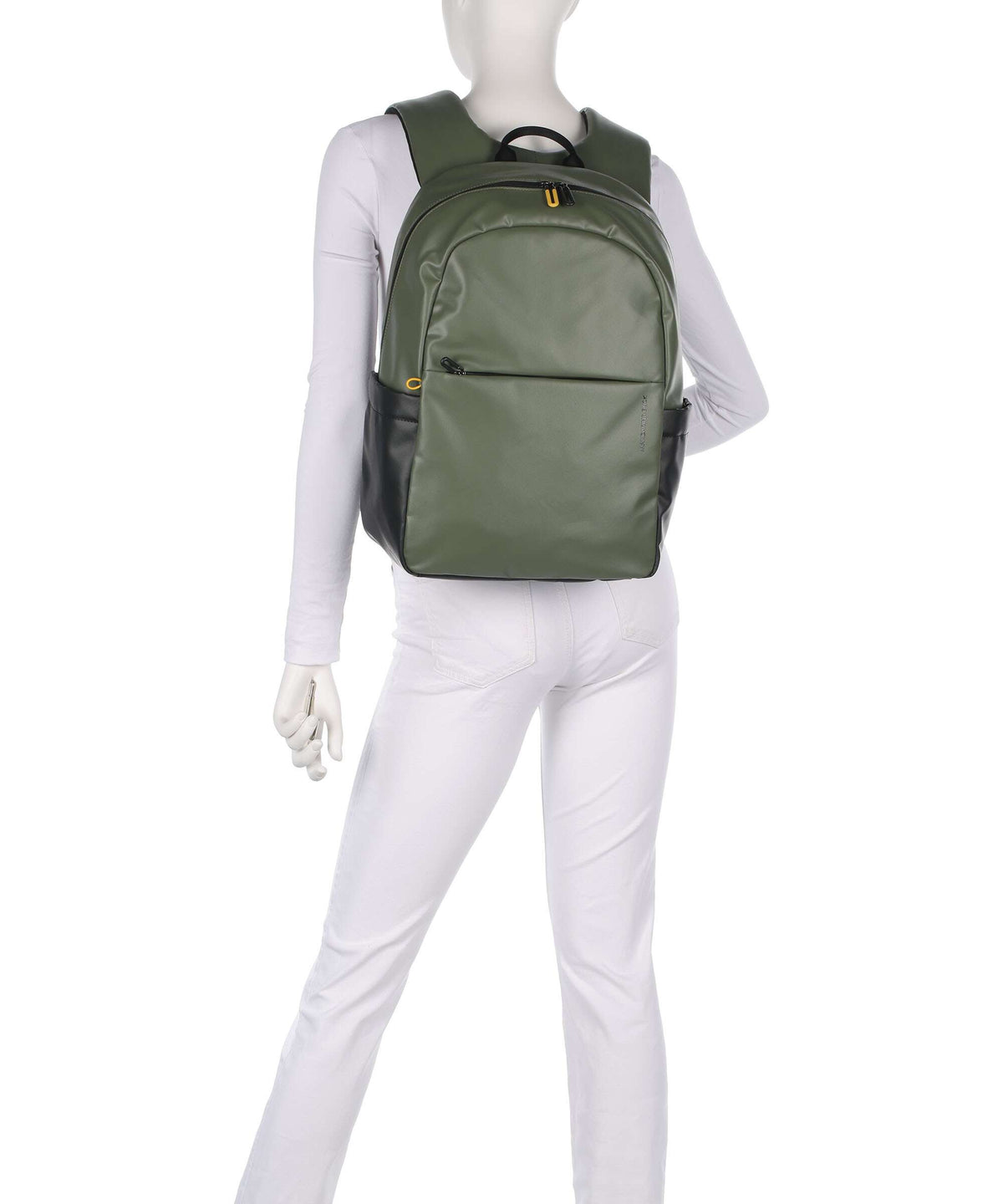 Mandarina Duck Eco Coated Laptop backpack pine green