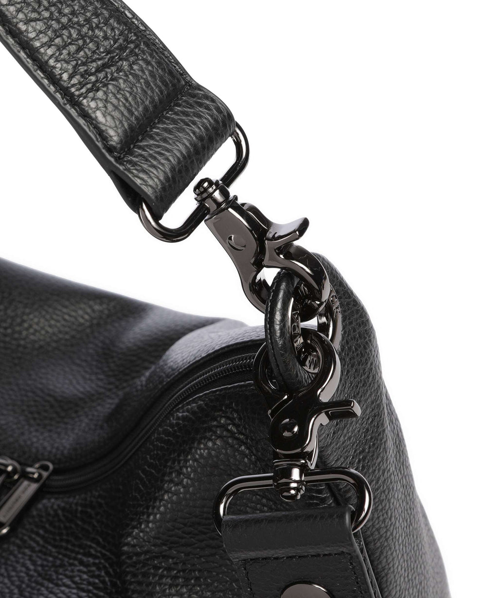 Mandarina Duck Mellow Leather Hobo bag nero