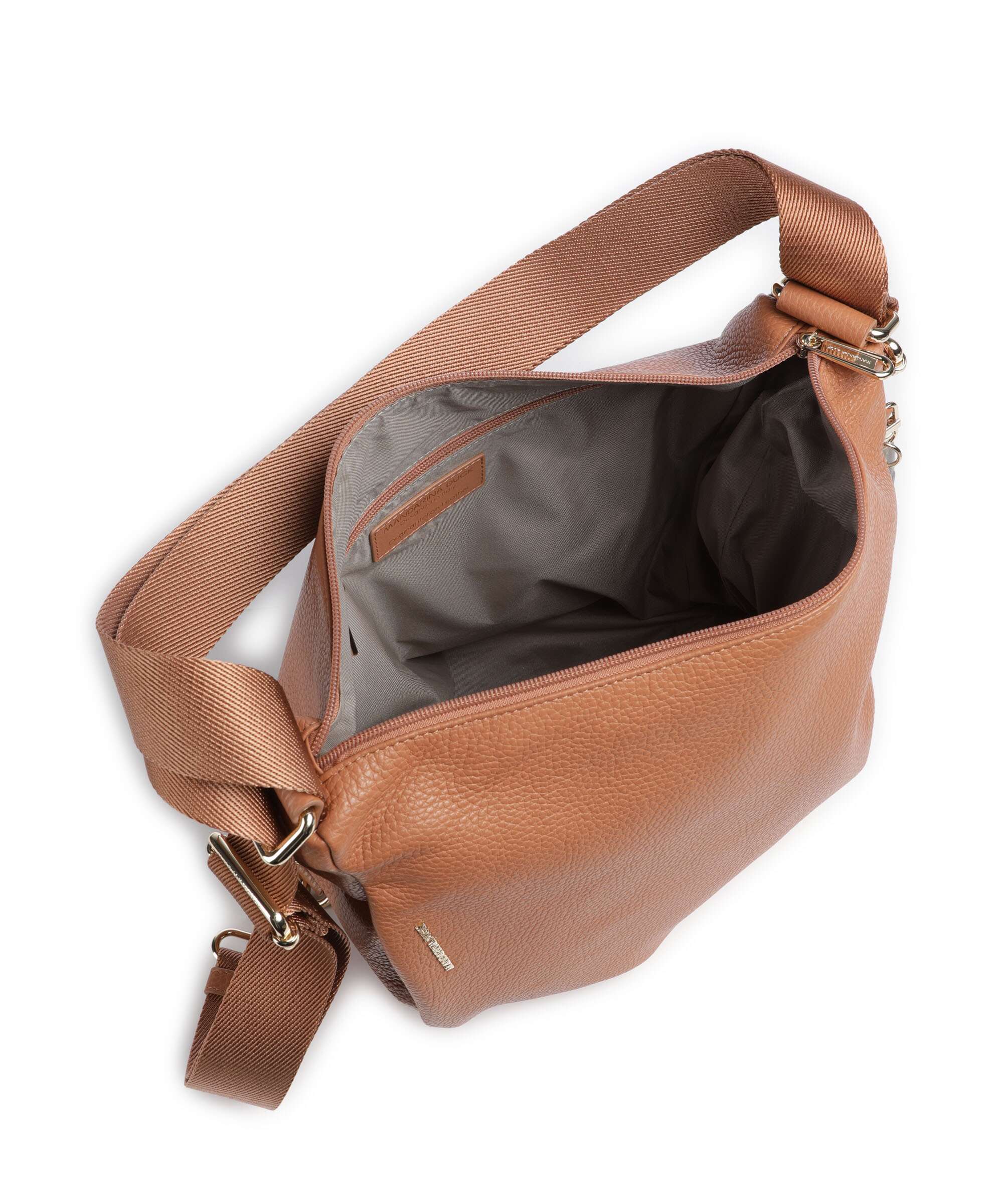 Mandarina Duck Mellow Leather Backpack bag pecan nut