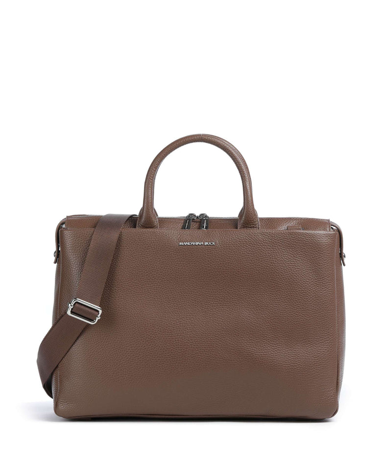 Mandarina Duck Mellow Urban Briefcase milk chocolate