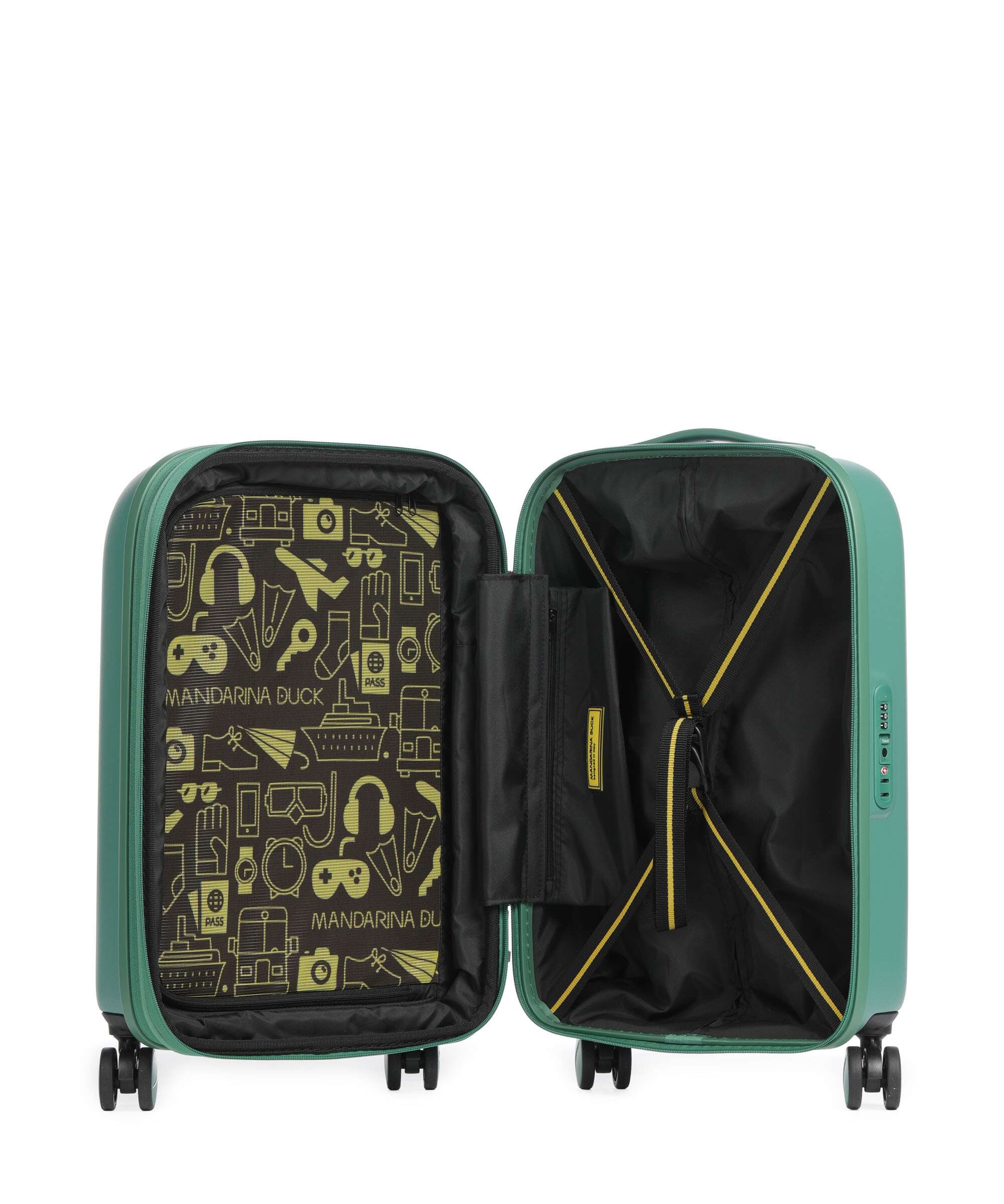 Mandarina Duck Logoduck+ Spinner (4 wheels) foliage green