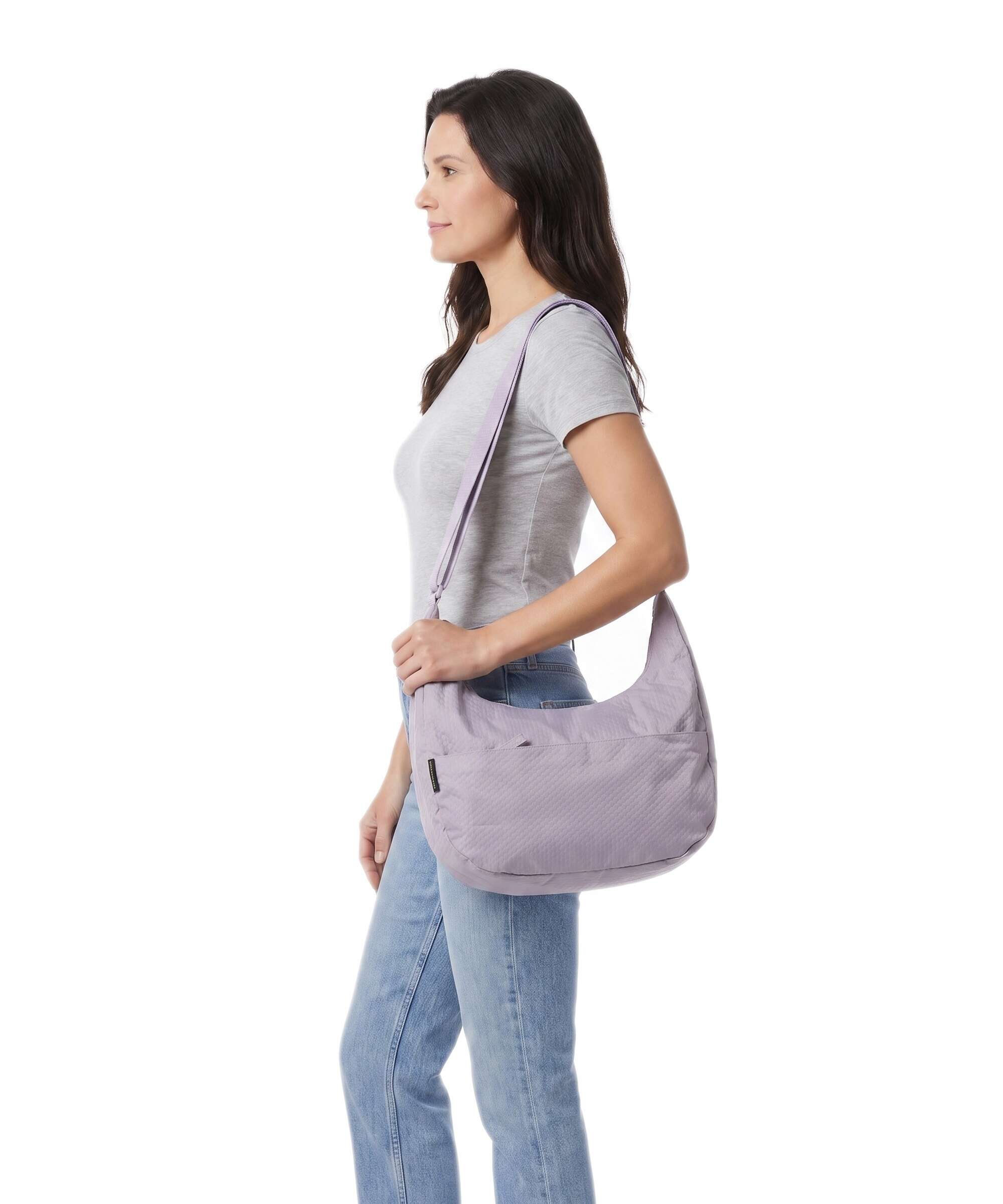 Mandarina Duck Revival 2.0 Hobo bag frosty lilac