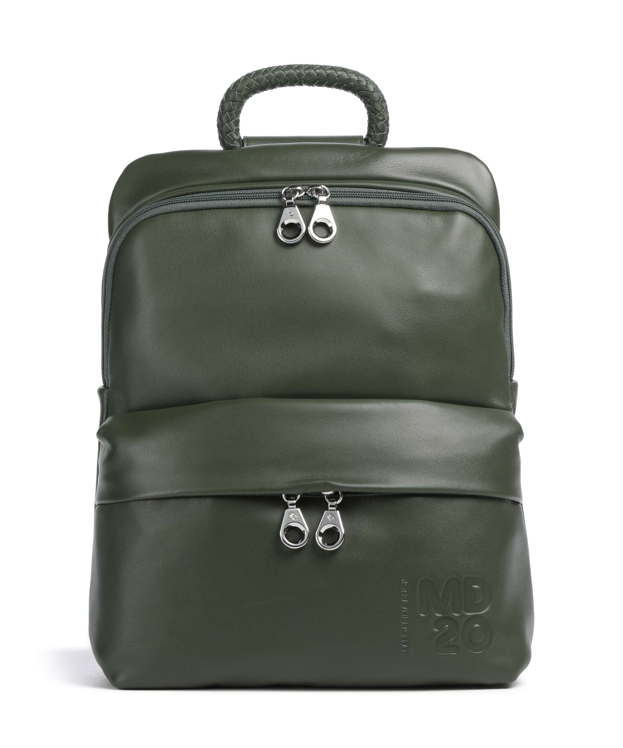 Mandarina Duck MD20 Backpack 13″ sheepskin leather deep green