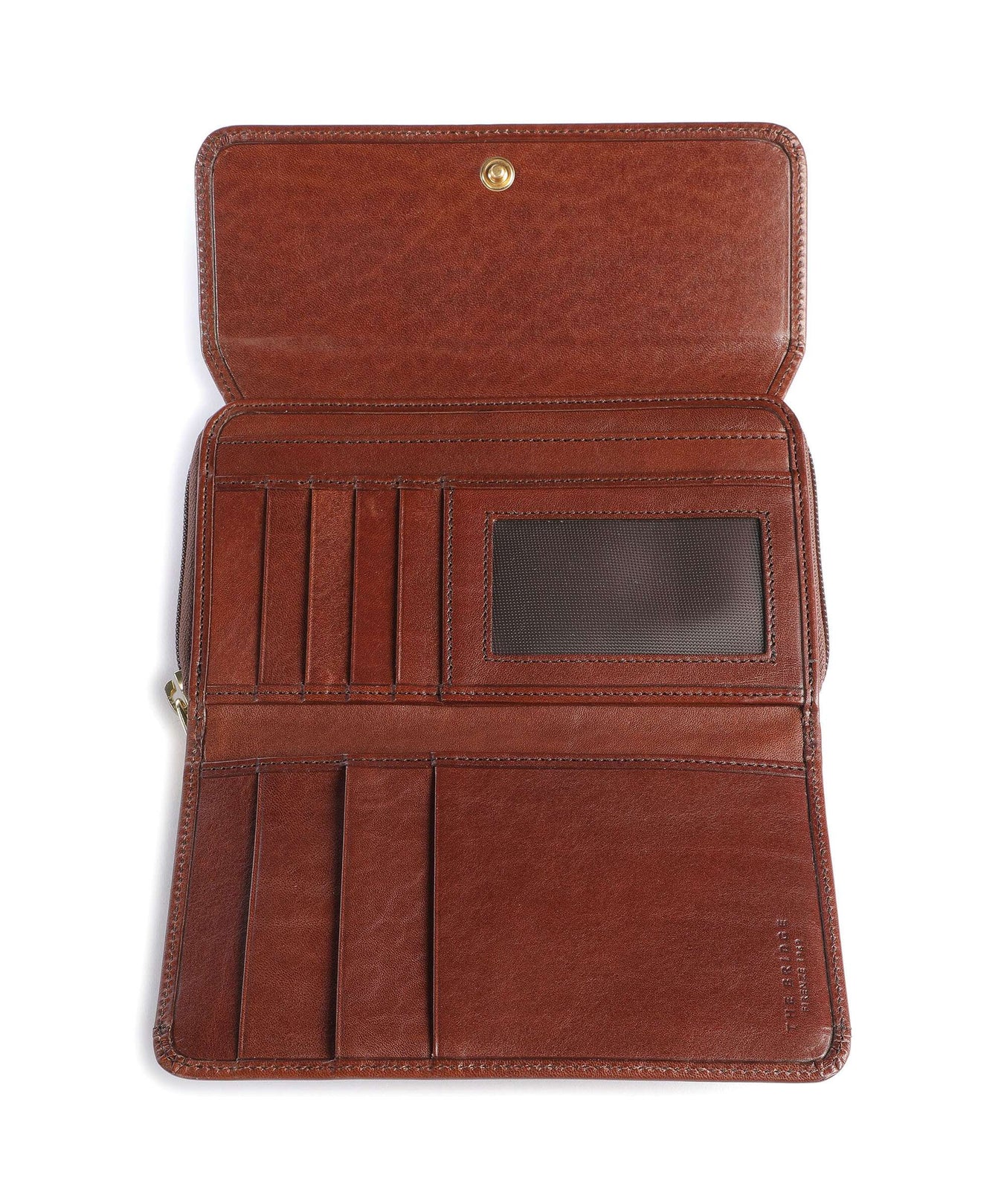 The Bridge RFID Wallet marrone