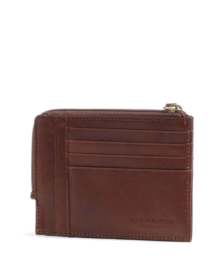 The Bridge Story Uomo RFID Credit card holder marrone