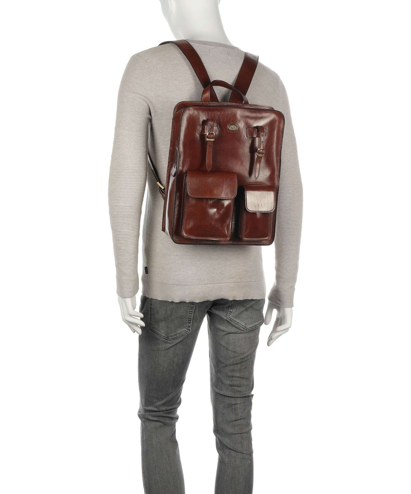 The Bridge Story Uomo Backpack marrone