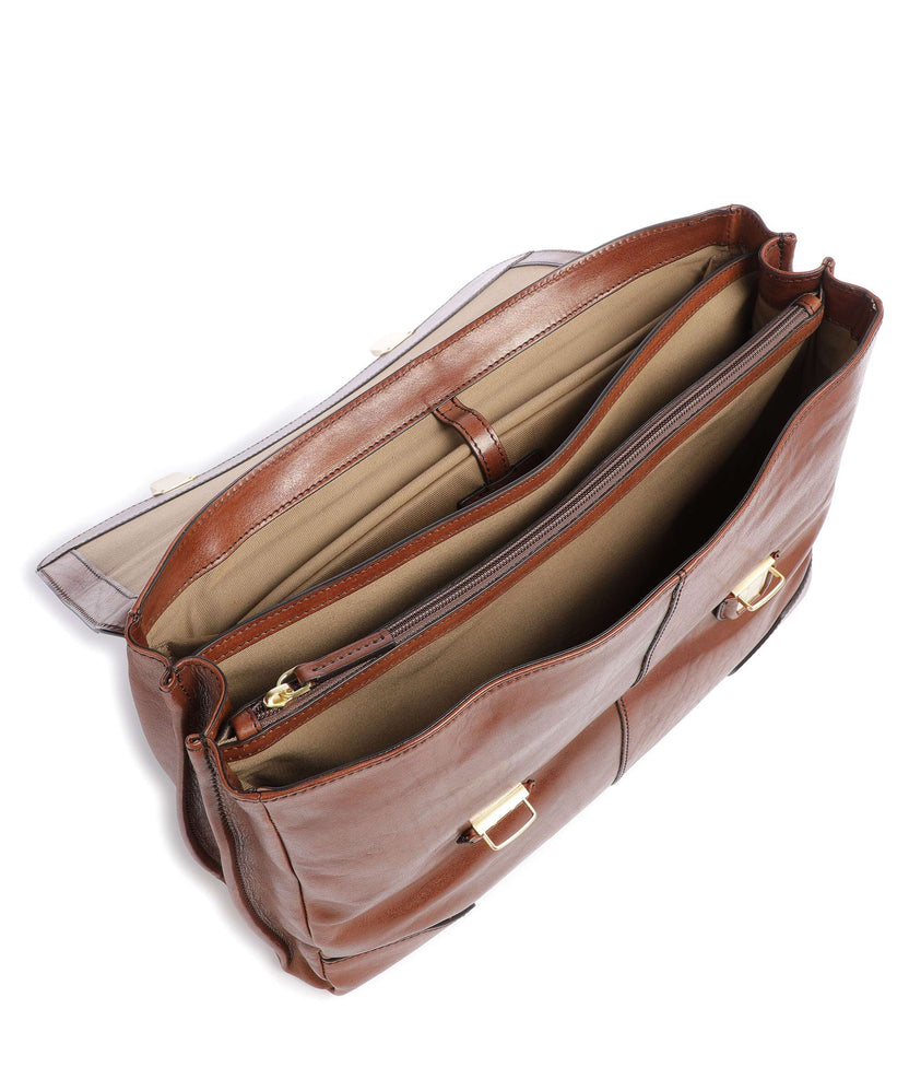 The Bridge Vespucci Briefcase marrone
