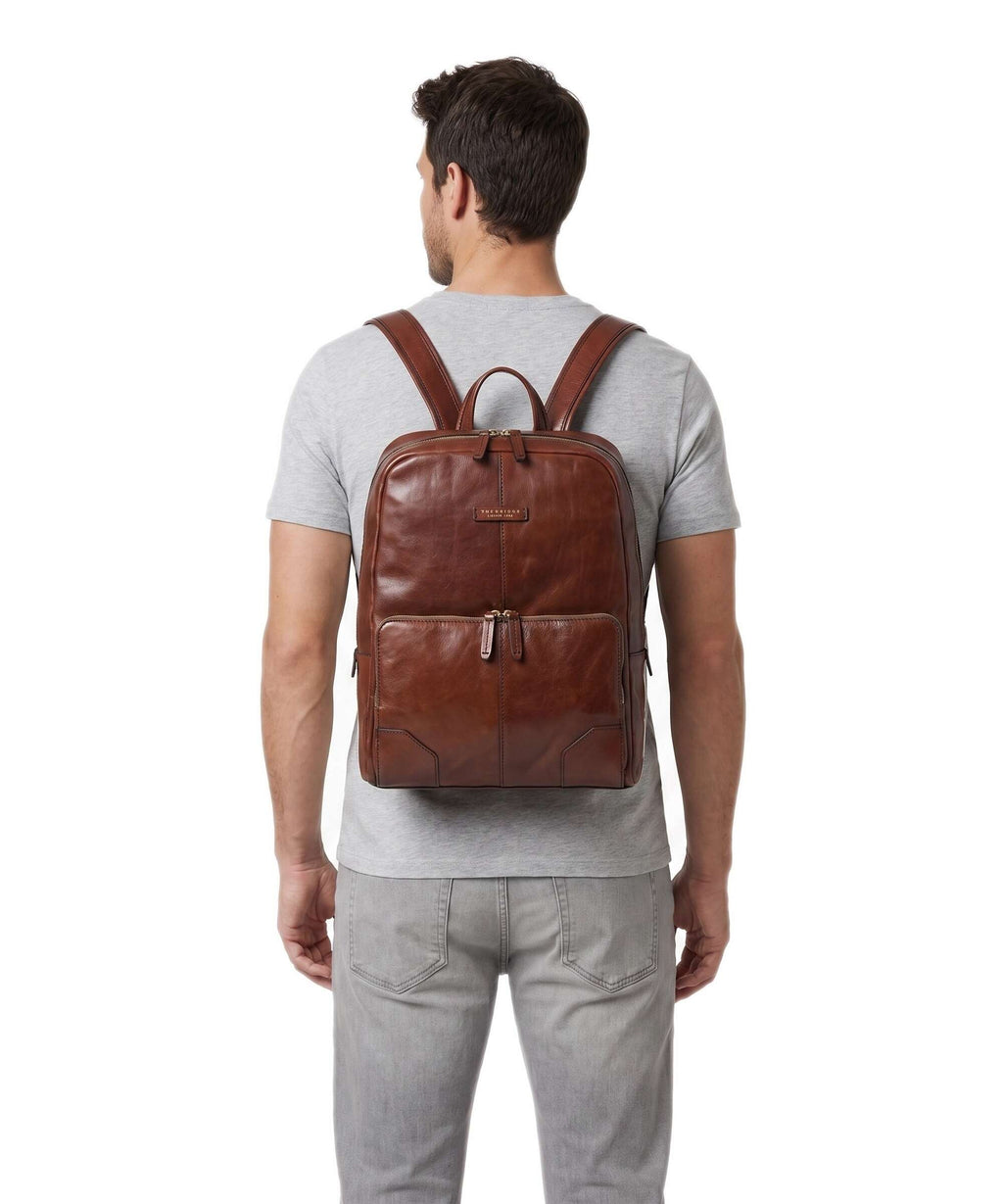 The Bridge Vespucci Backpack marrone