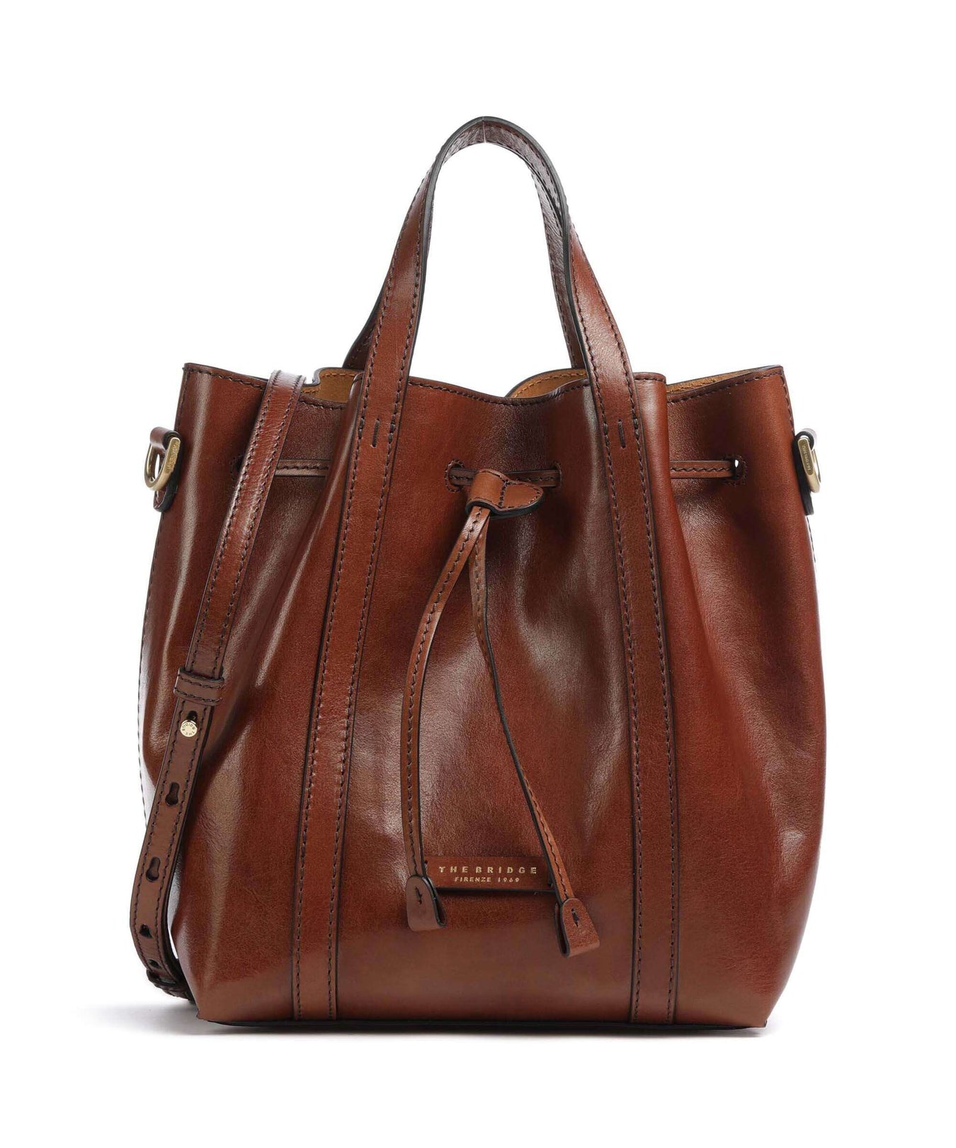 The Bridge Vittoria Bucket bag marrone