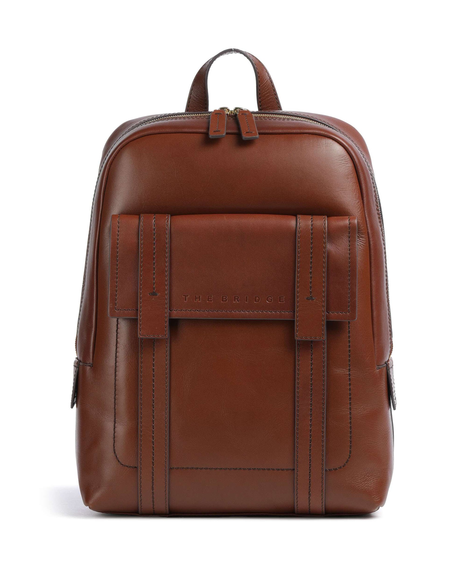 The Bridge Vaccherecc Backpack 13″ fine grain leather brown