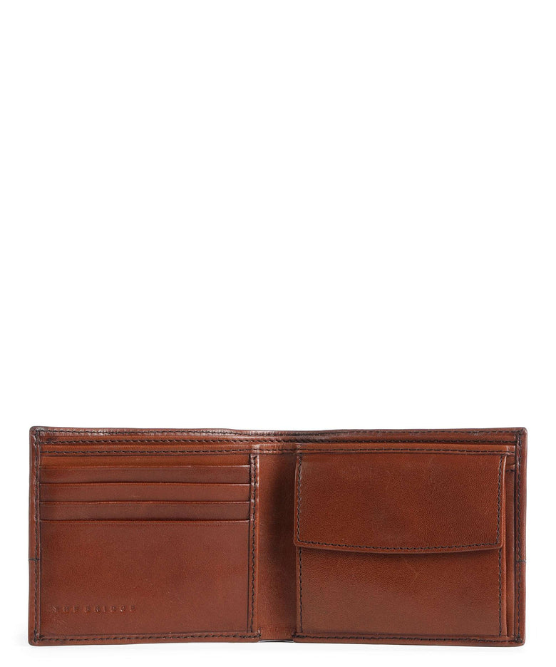 The Bridge Damiano RFID Wallet marrone
