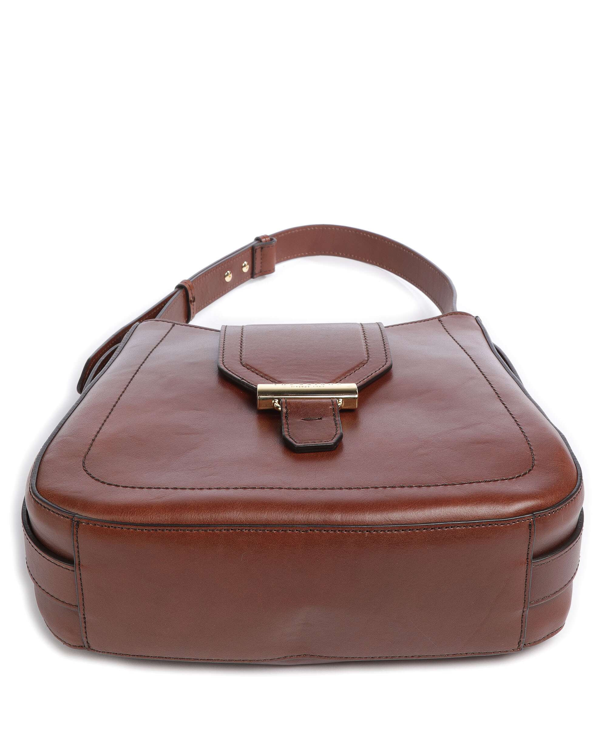 The Bridge Benedetta Shoulder bag marrone/oro