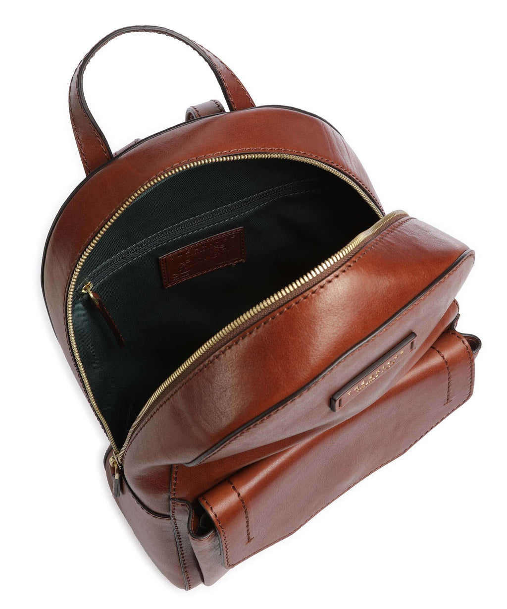 The Bridge Fiona Backpack fine grain cow leather marrone - 04208401-14 ...