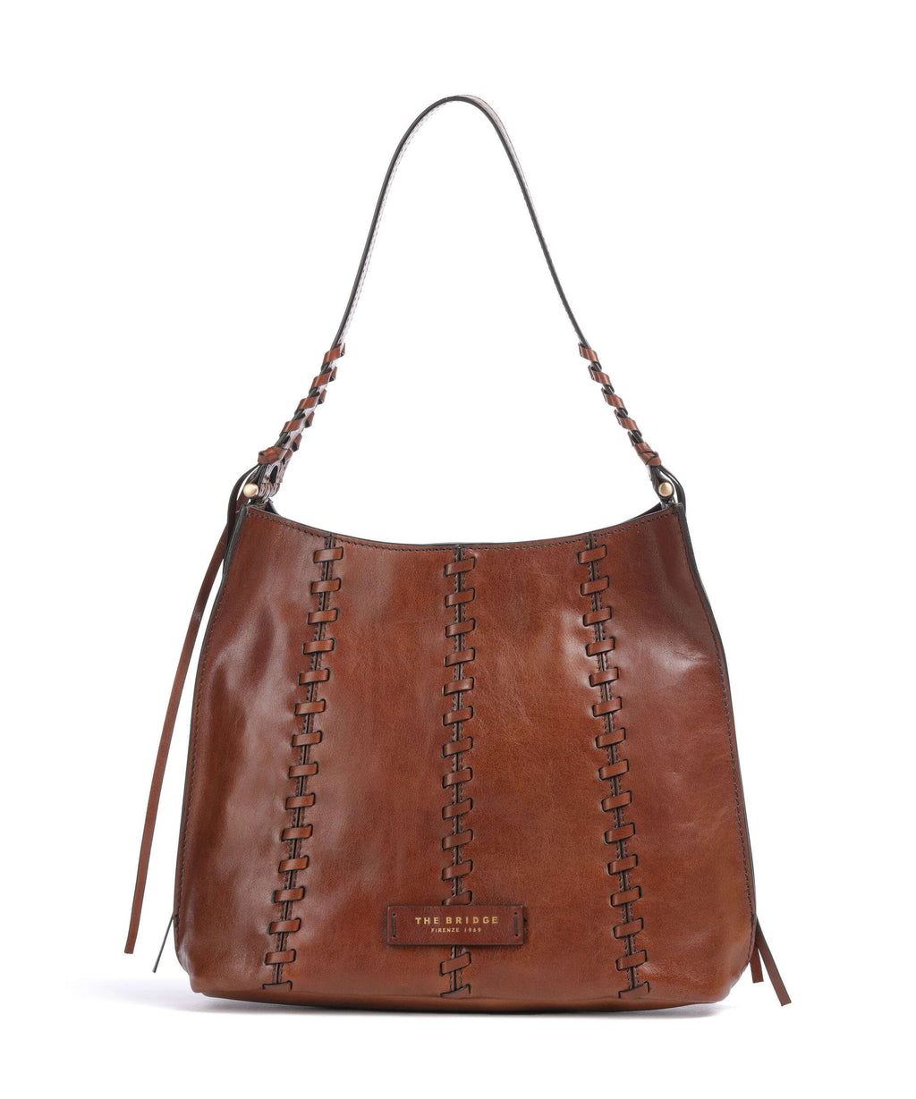 The Bridge Febe Wow Hobo bag marrone