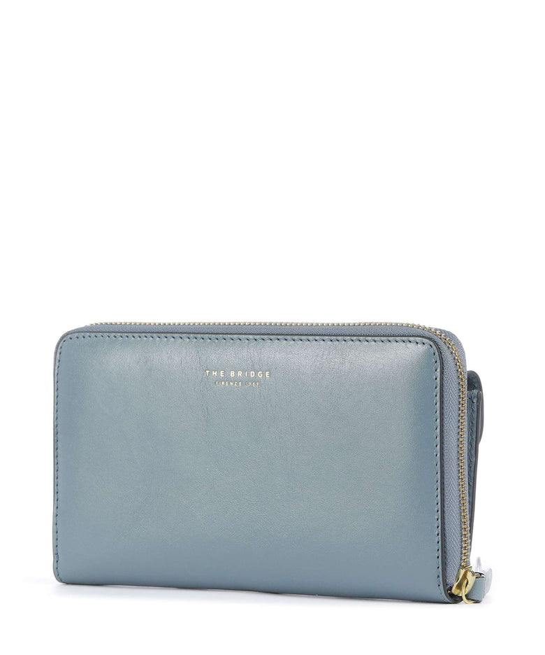 The Bridge Ginevra RFID Wallet baby blue