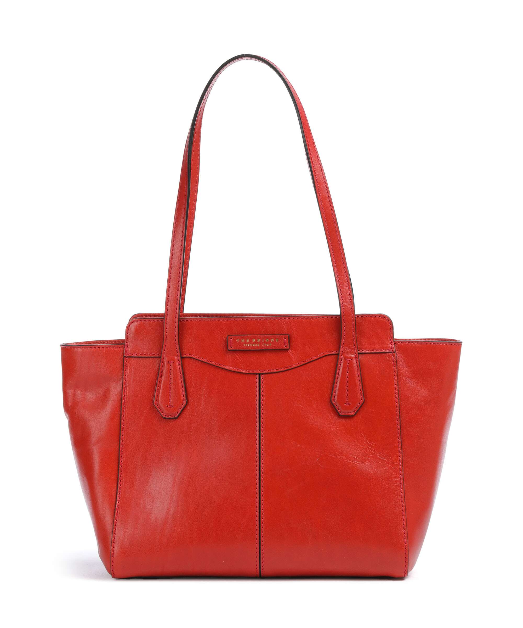 【____ 】The Bagmati LIC TOTE BAG The Bridge Gloria Tote bag cow leather burnt orange - 04373501-L1