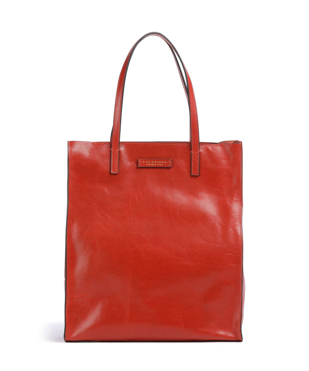 The Bridge Mirra Tote bag burnt orange