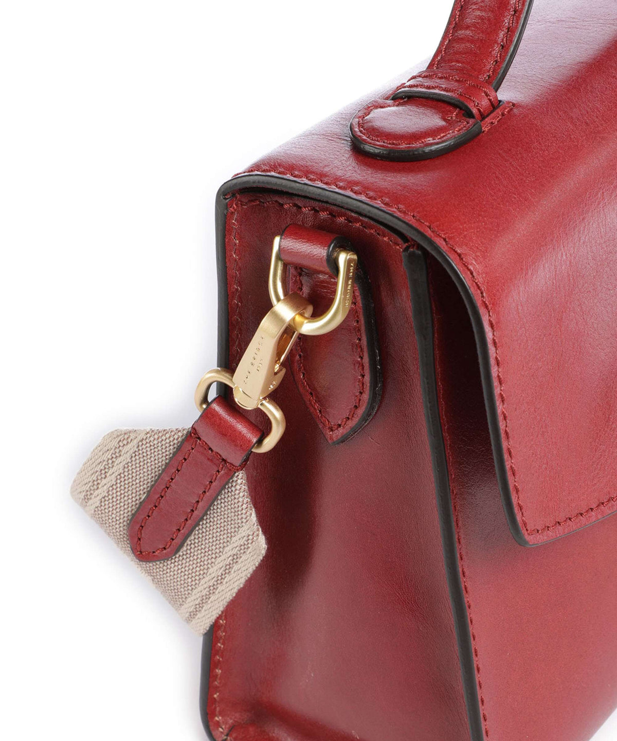 The Bridge Irene Handbag mattone