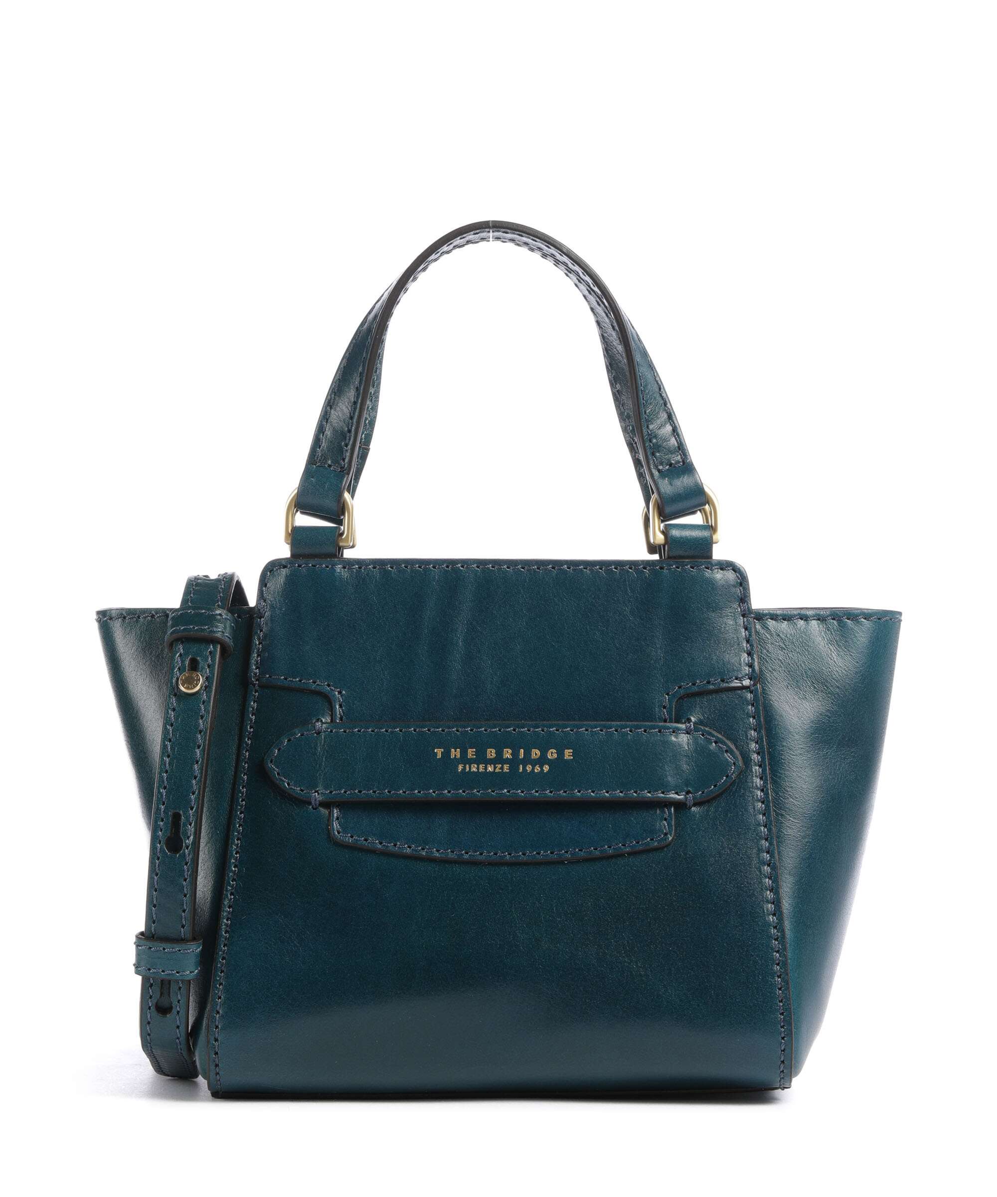 The Bridge Lucrezia Handbag fine grain cow leather orchidea