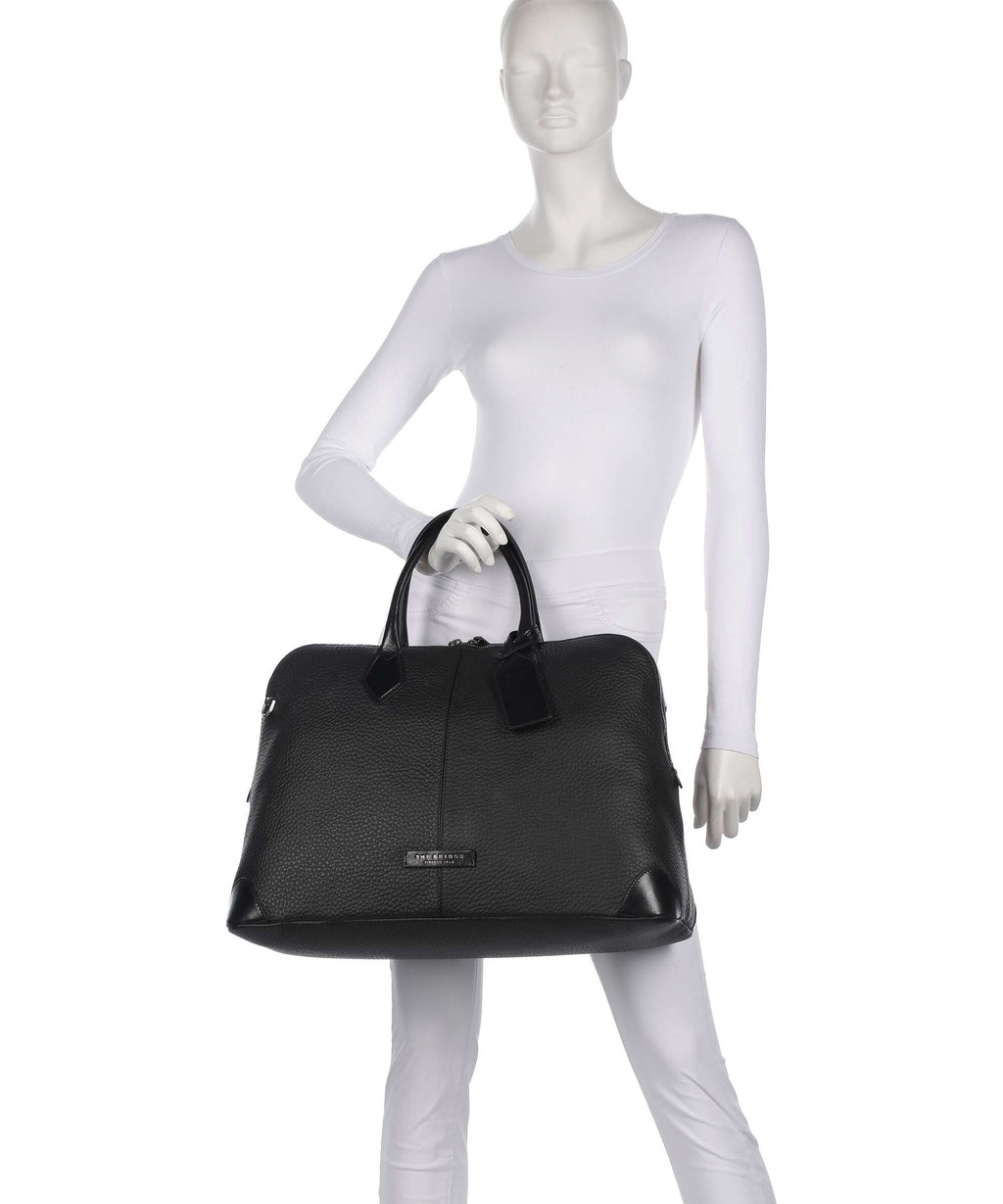 The Bridge Travel Soft Weekend bag nero