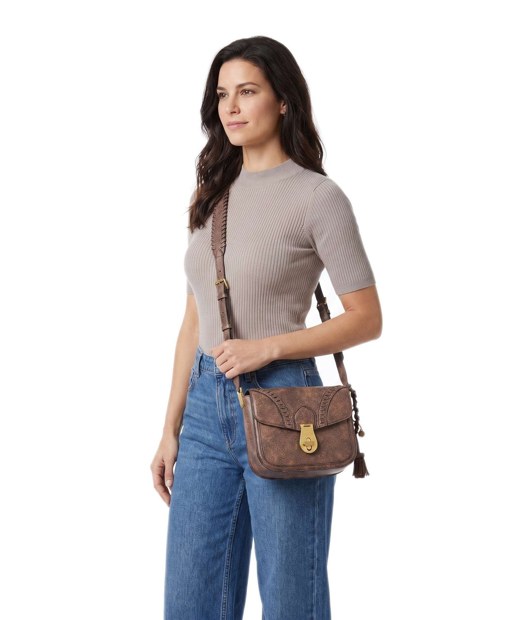 The Bridge Mia Wow Crossbody bag moka