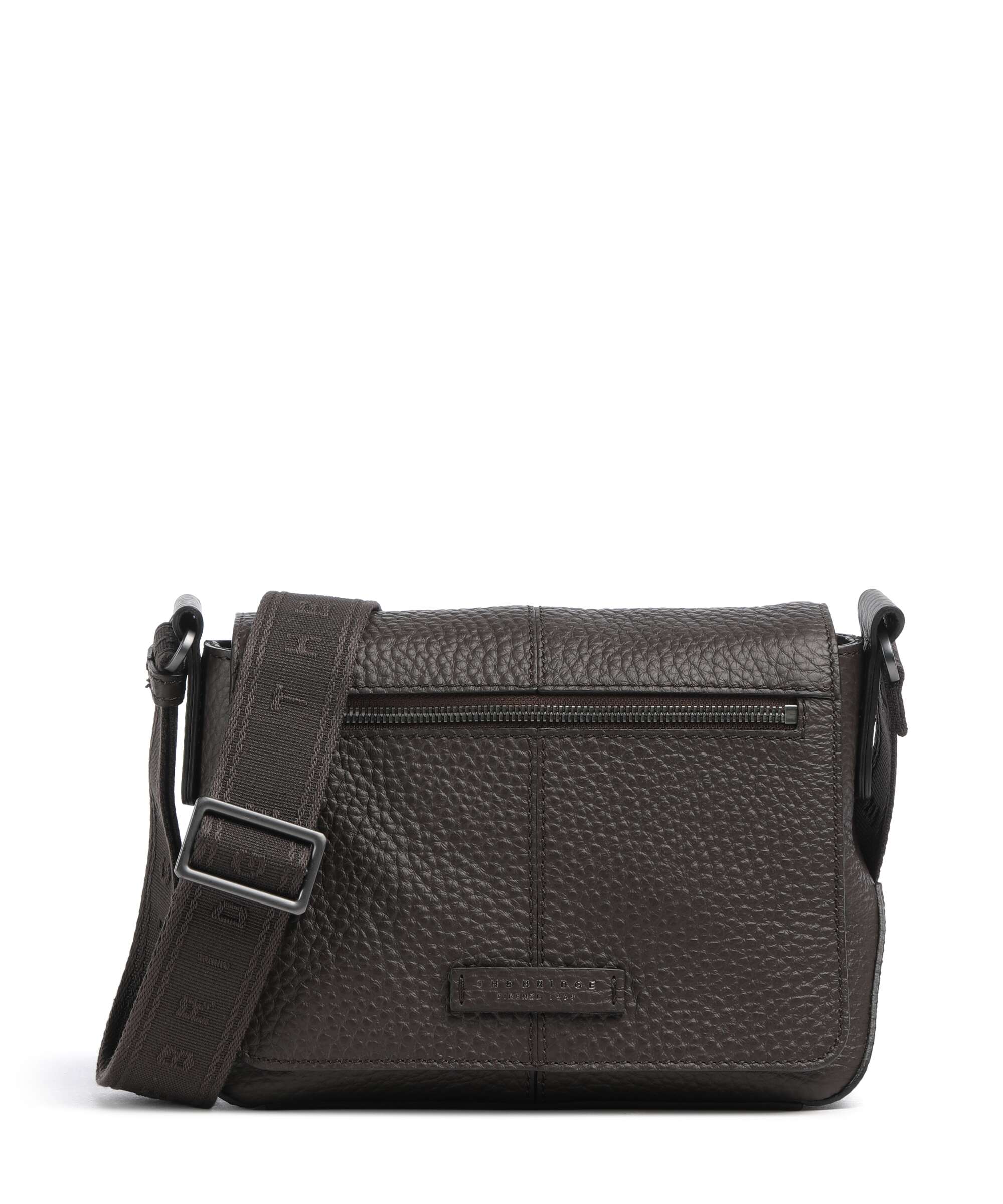 The Bridge Manfredi Messenger bag moka