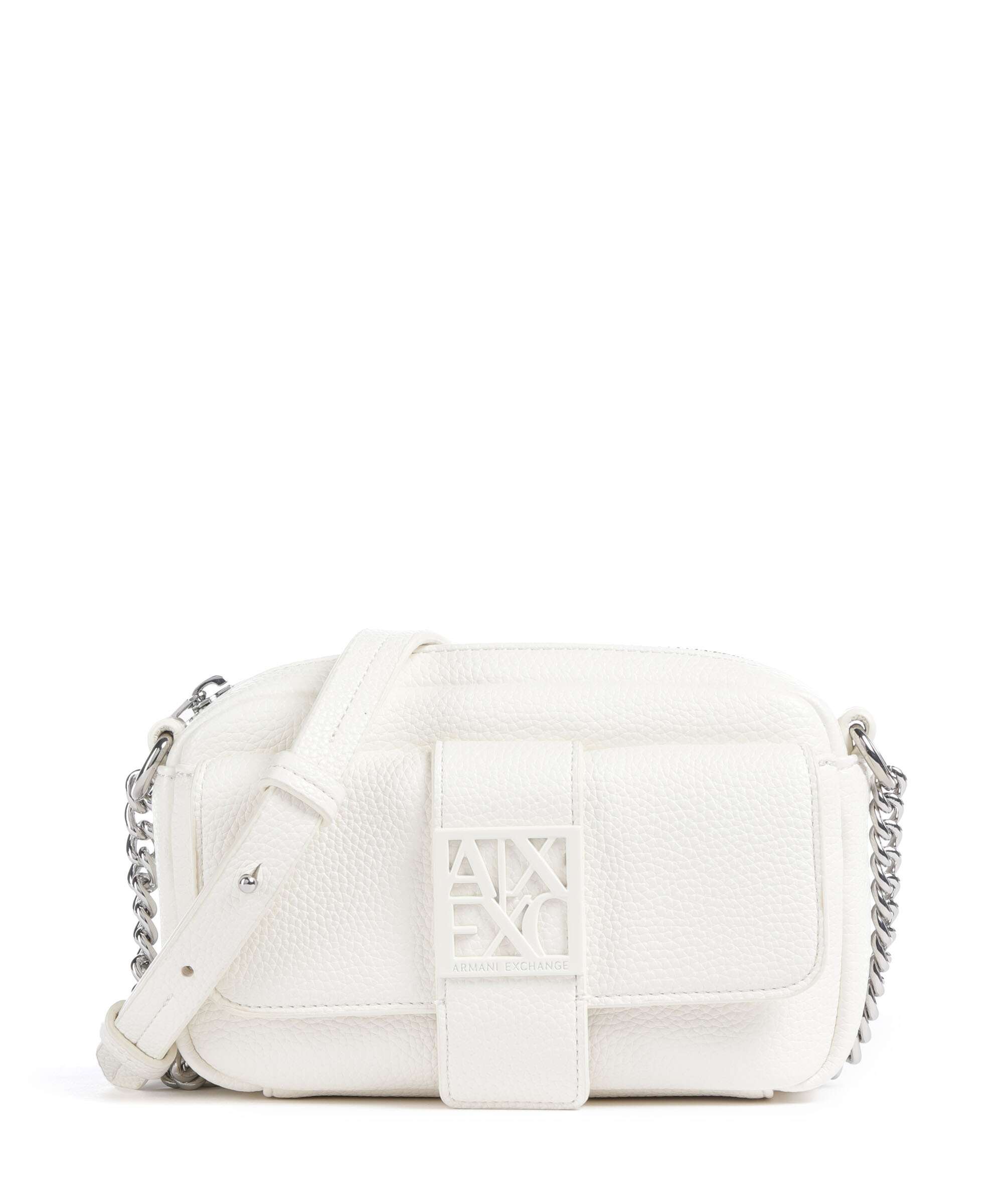 Armani Exchange Susy Soft Crossbody bag off white