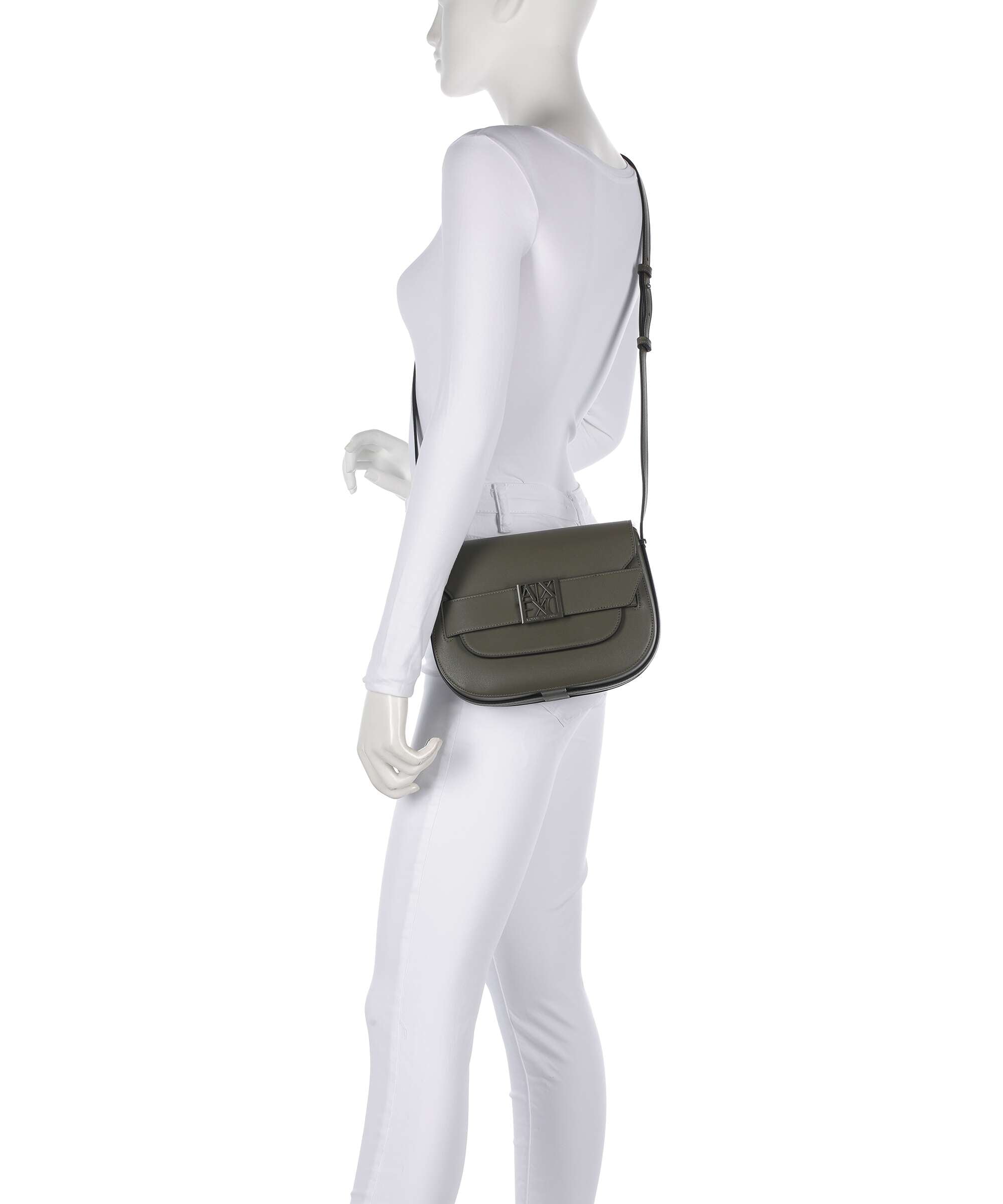 Armani Exchange Susy Crossbody bag imitation leather savanna