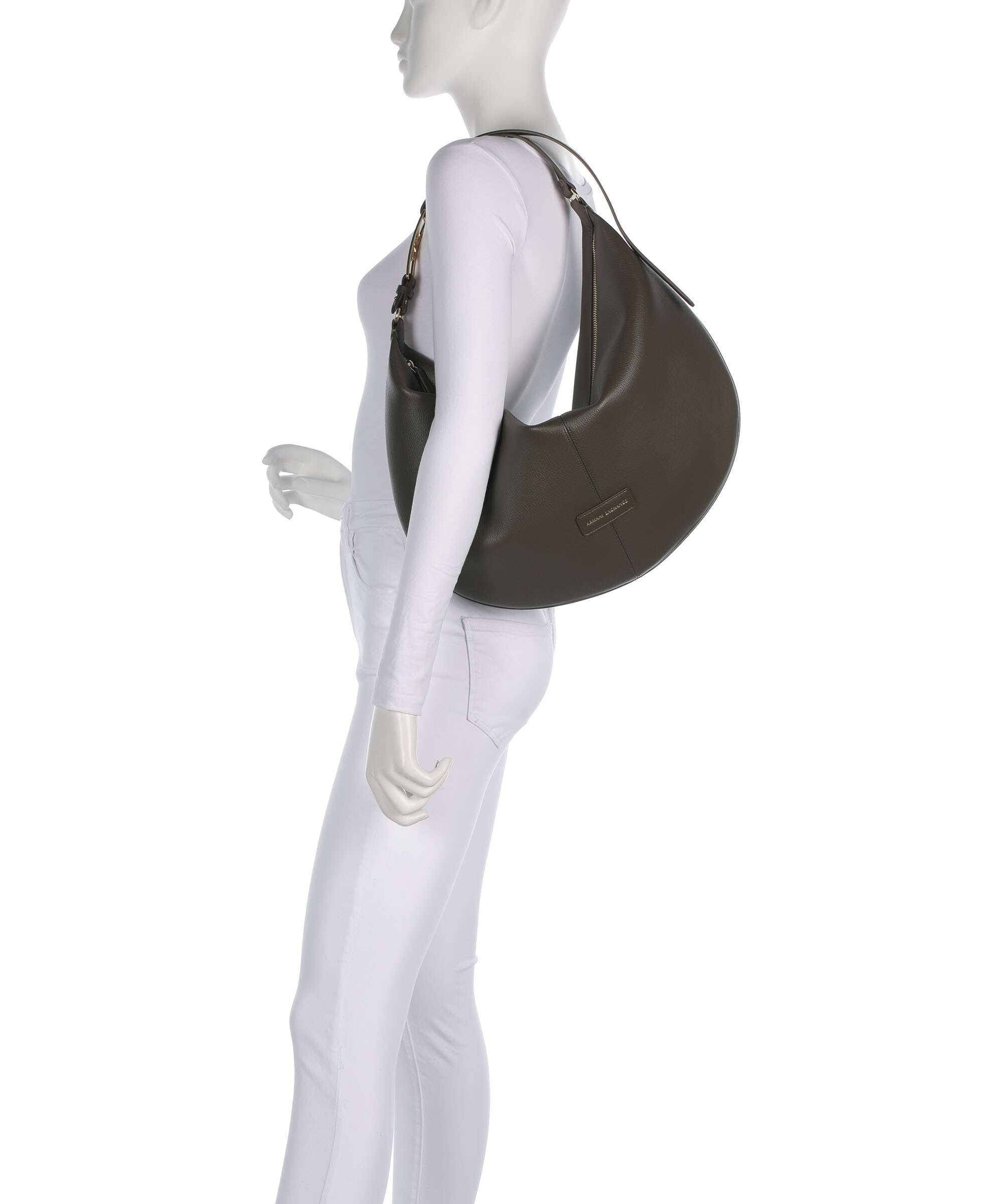 Armani Exchange Polly L Hobo bag savanna
