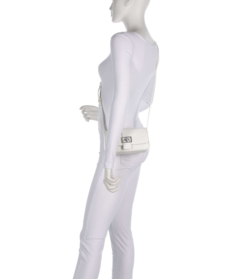 Armani Exchange Wonder Mini Crossbody bag off white