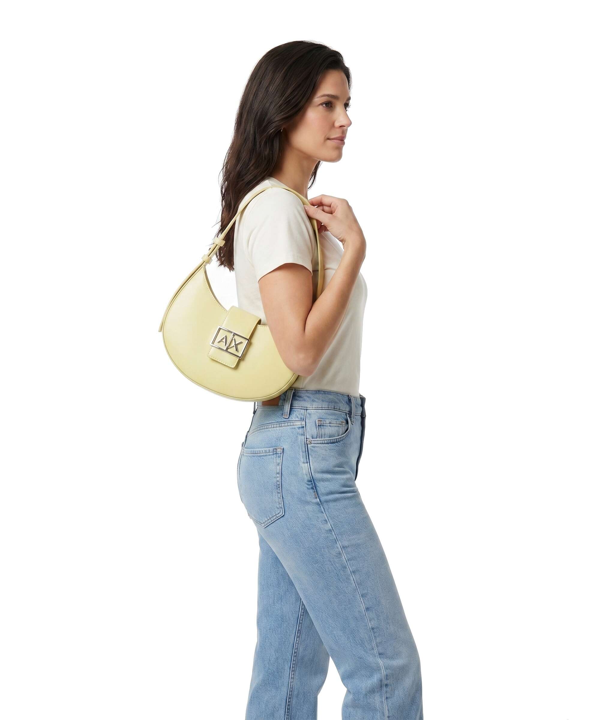 Armani Exchange Wonder Shoulder bag imitation leather sunlight