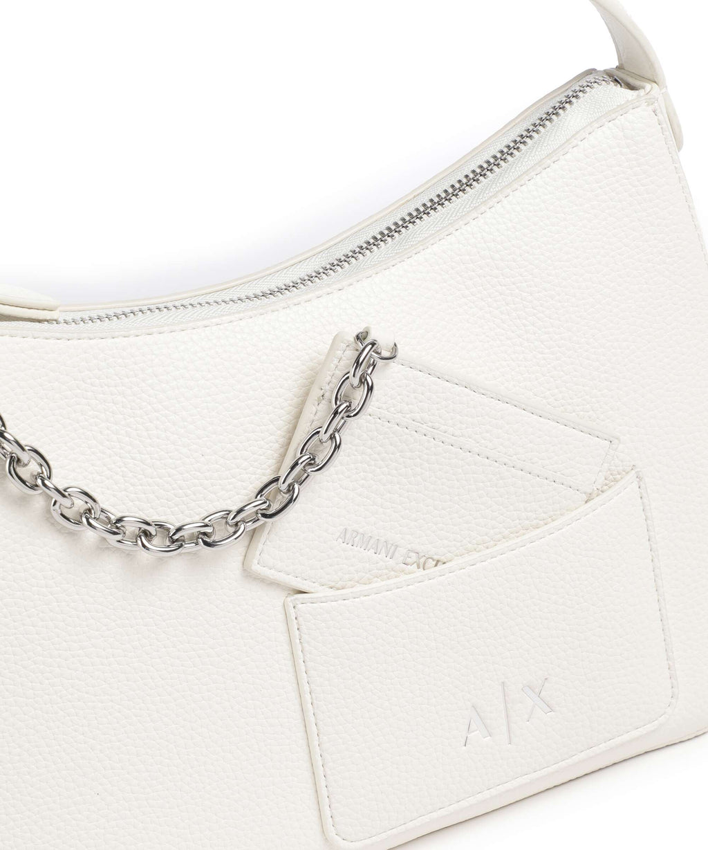 Armani Exchange Mila M Shoulder bag off white