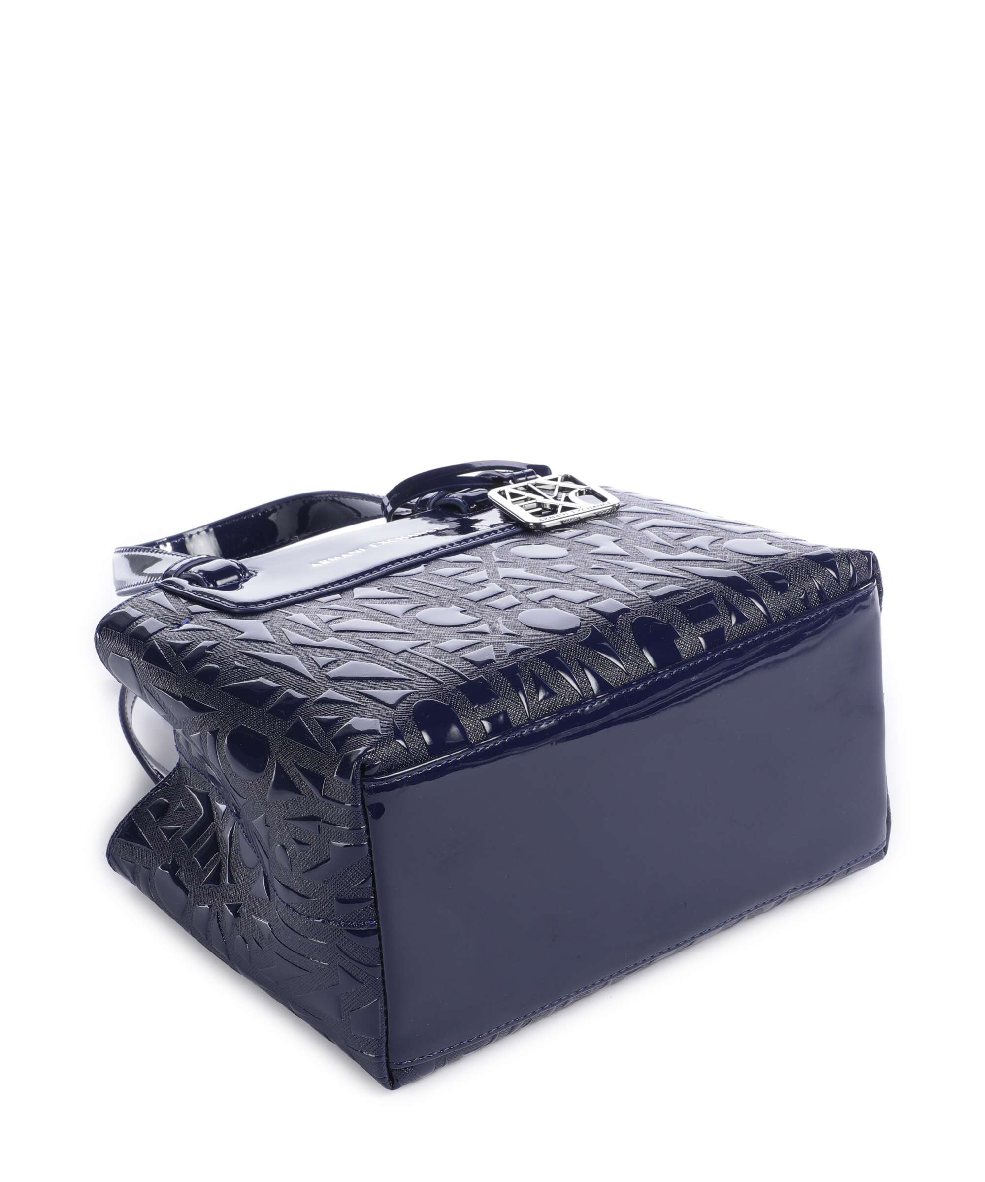 Armani Exchange Liz Patent S Handbag abyss