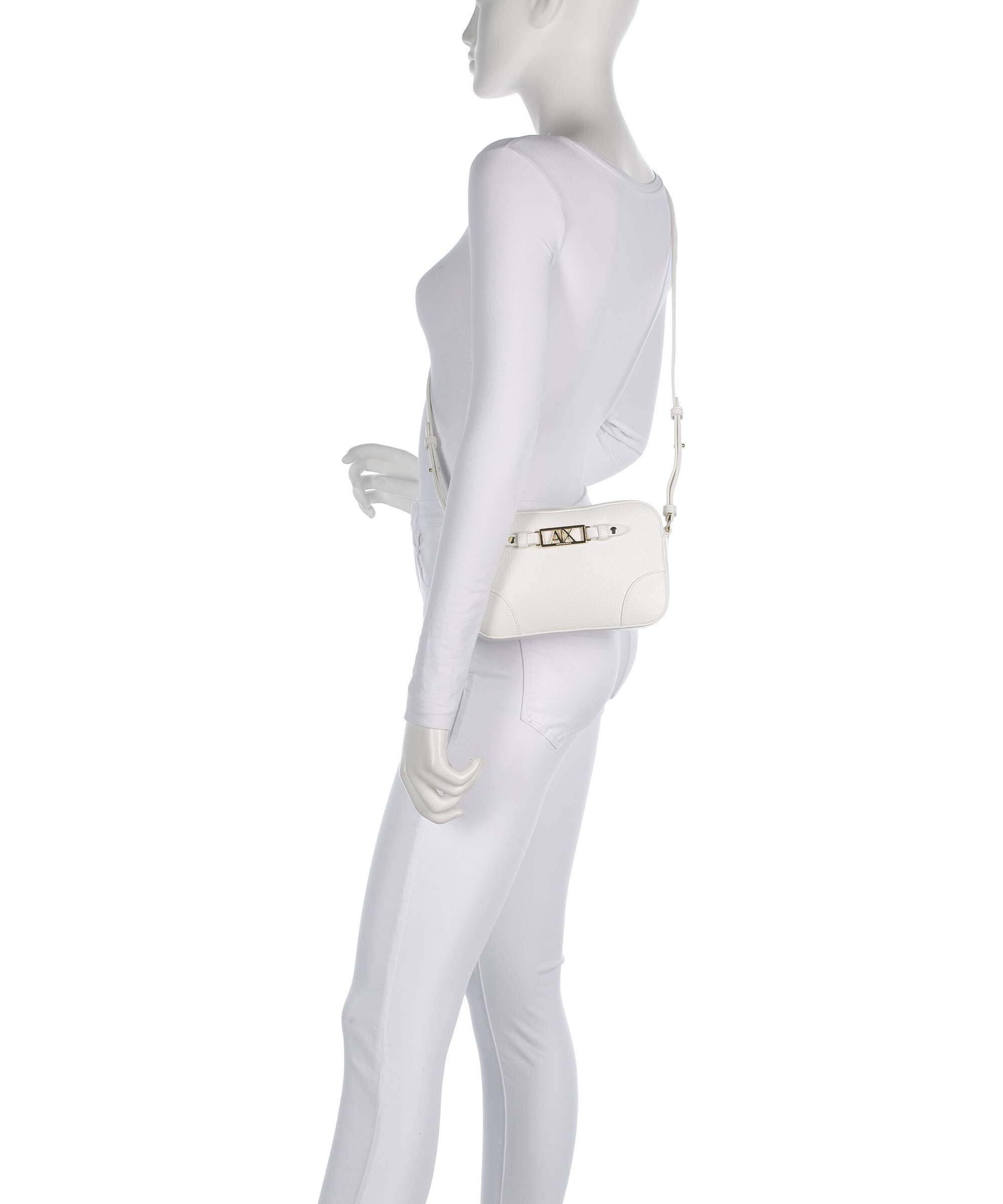 Armani Exchange Polly Crossbody bag off white