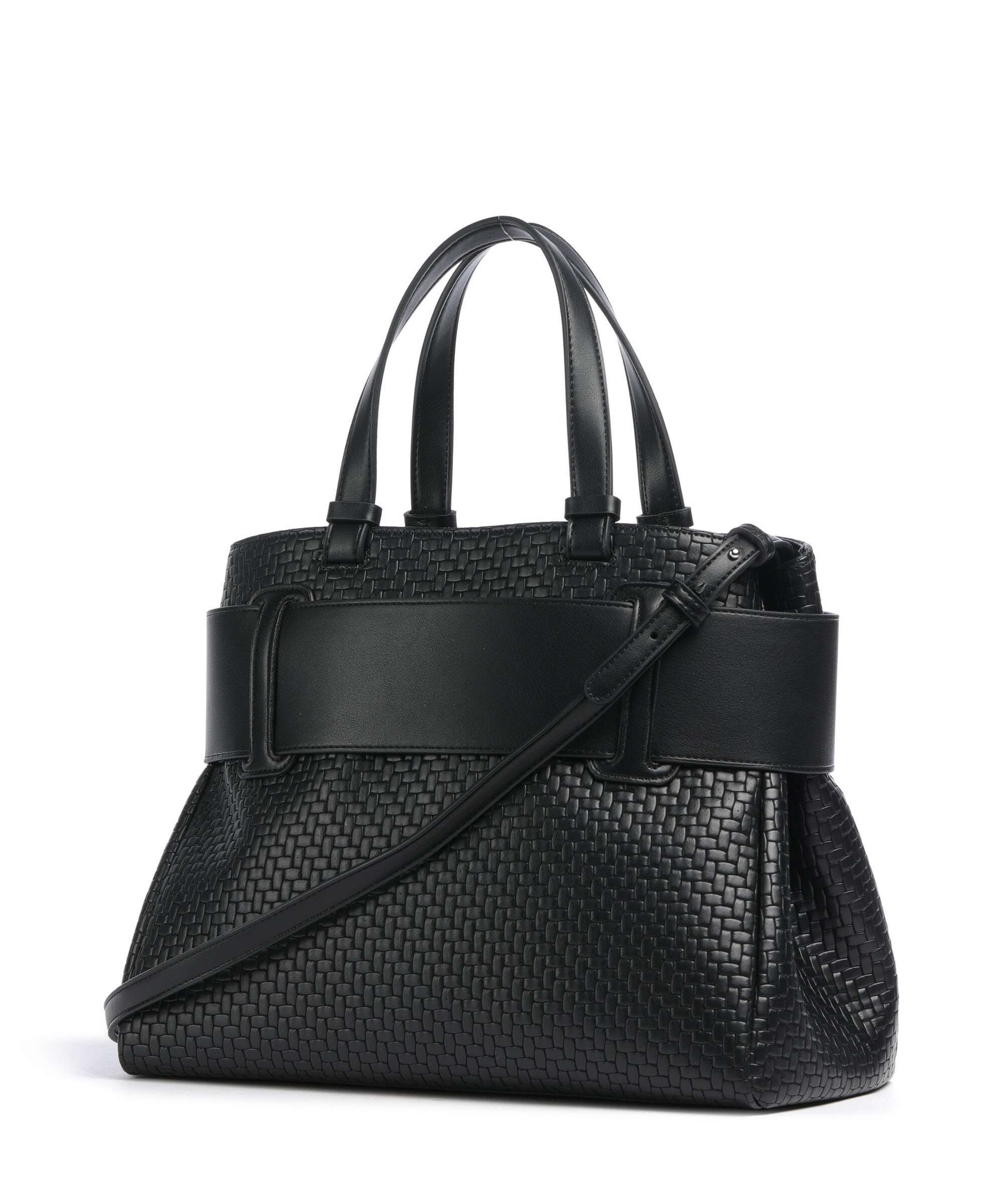 Armani Exchange Susy Soft Woven S Handbag imitation leather black