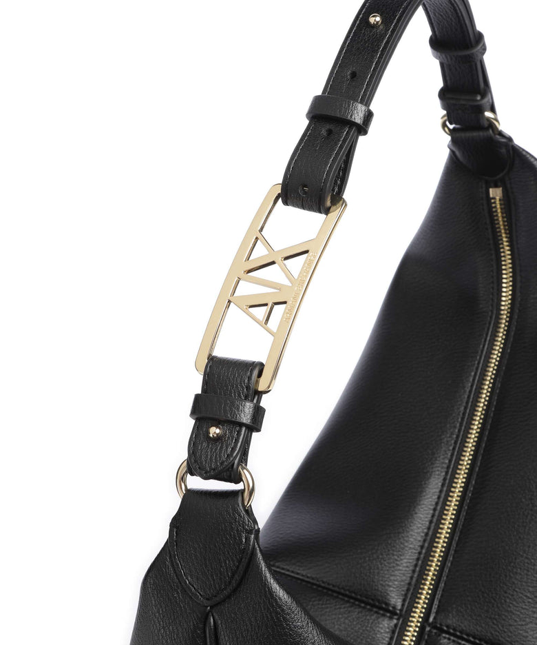 Armani Exchange Polly L Hobo bag black