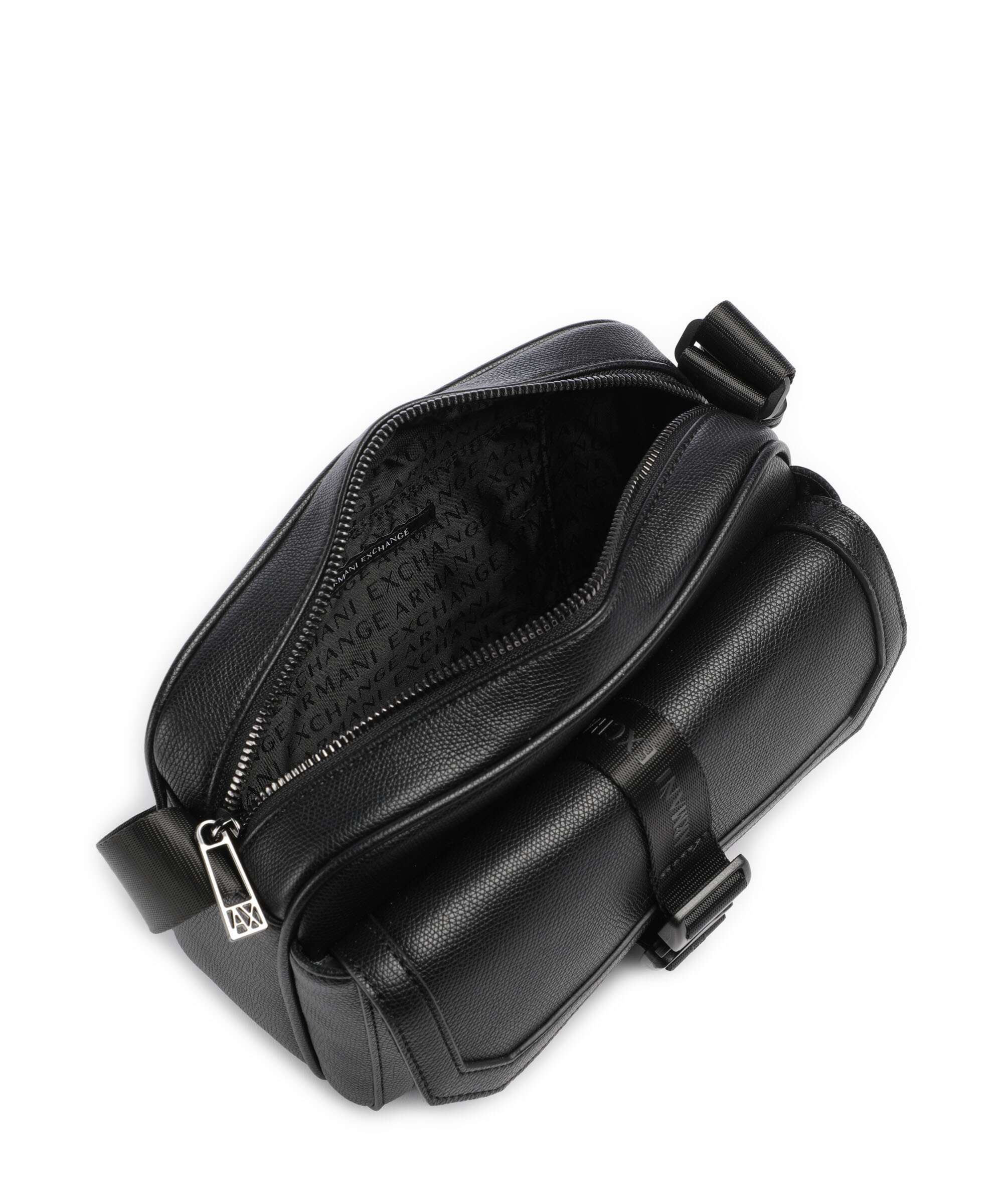 Armani Exchange Brooklyn Crossbody bag imitation leather black