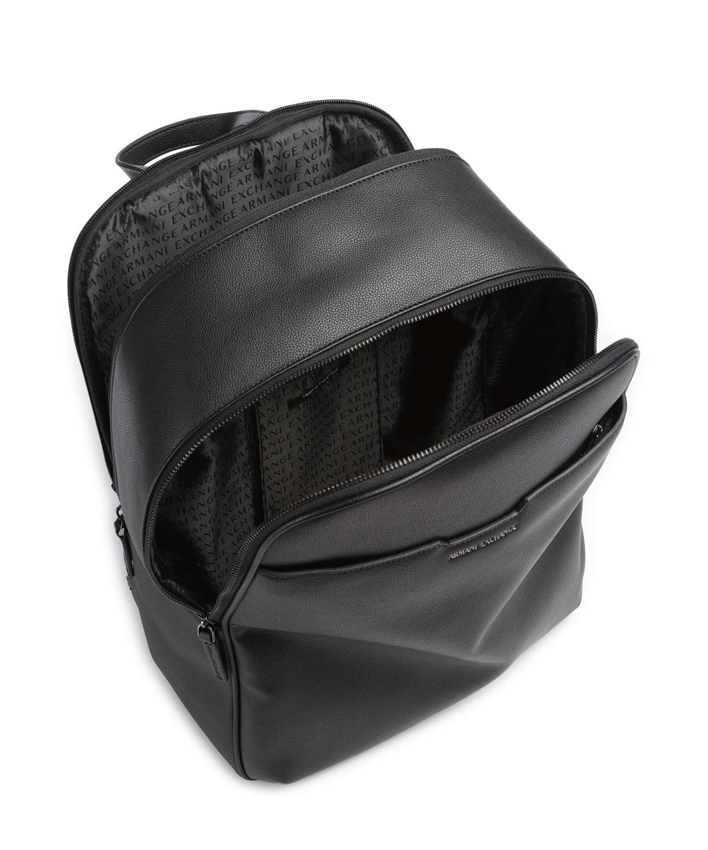 Armani Exchange Alex Backpack 15″ imitation leather black