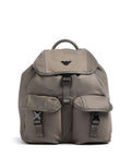 Emporio Armani Recycled Nylon Backpack major brown