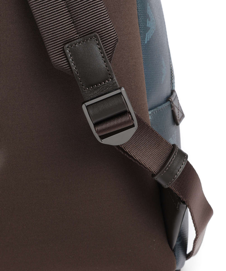 Emporio Armani Special Minorca Backpack blu/eagle all over