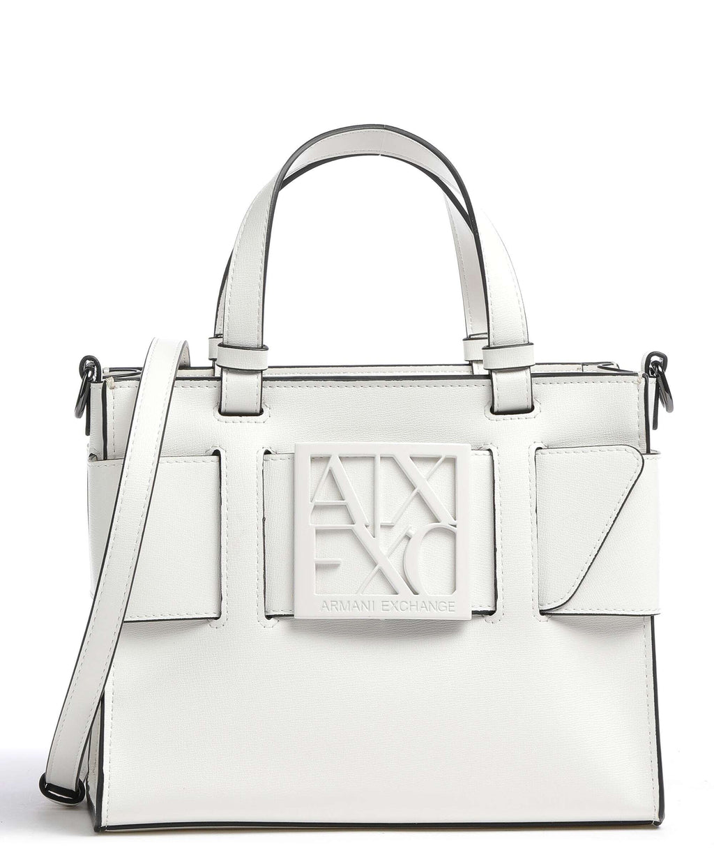 Armani Exchange Susie M Handbag bianco ottico