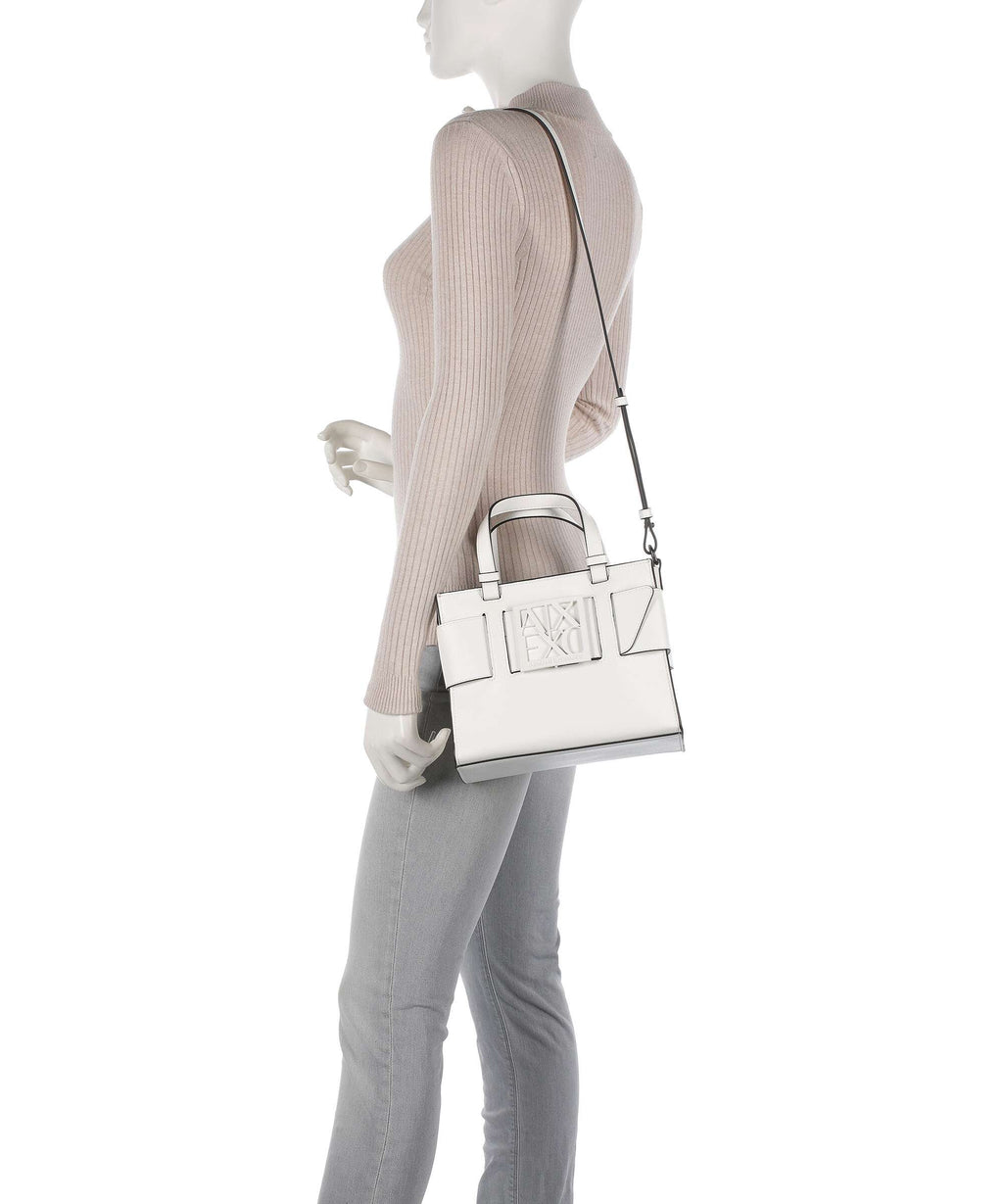 Armani Exchange Susie M Handbag bianco ottico