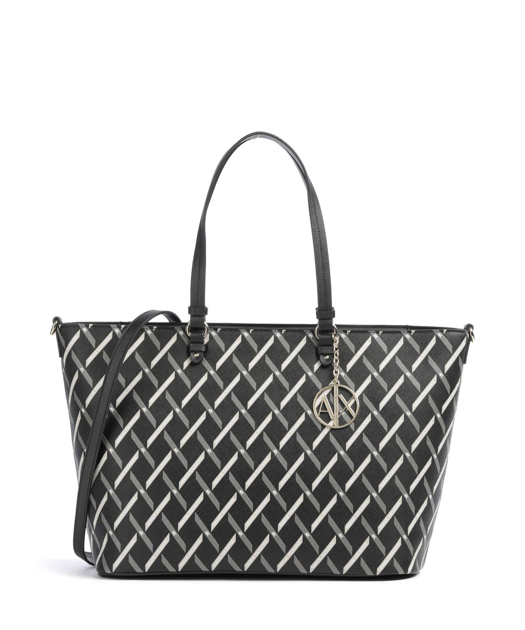 Armani Exchange Gynger Logo M Tote bag black