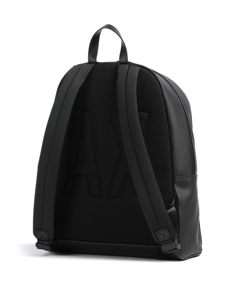 Armani Exchange Dylan Backpack black/pomegranate/black shiny