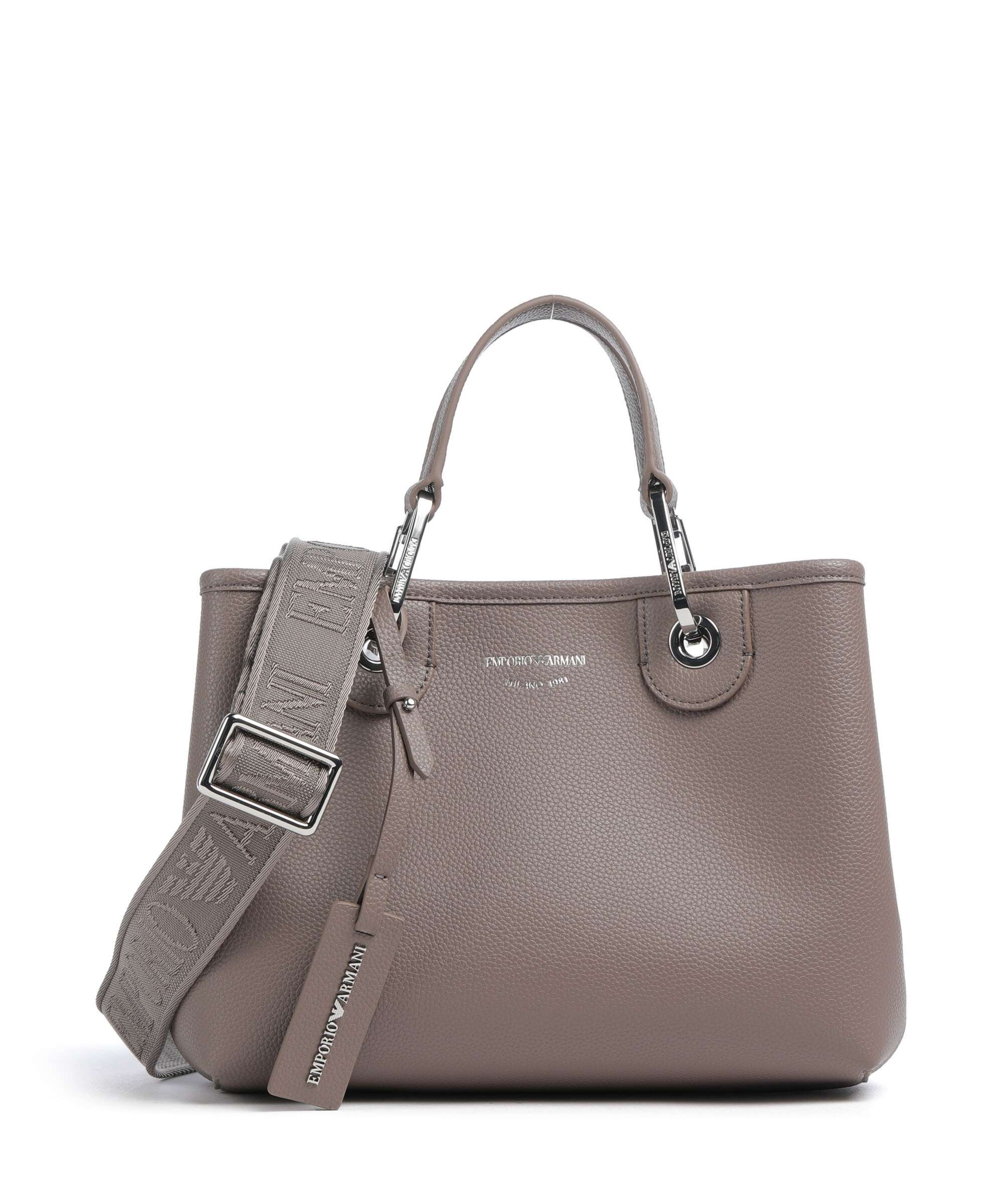 Emporio Armani My EA S Handbag imitation leather taupe - EW000361