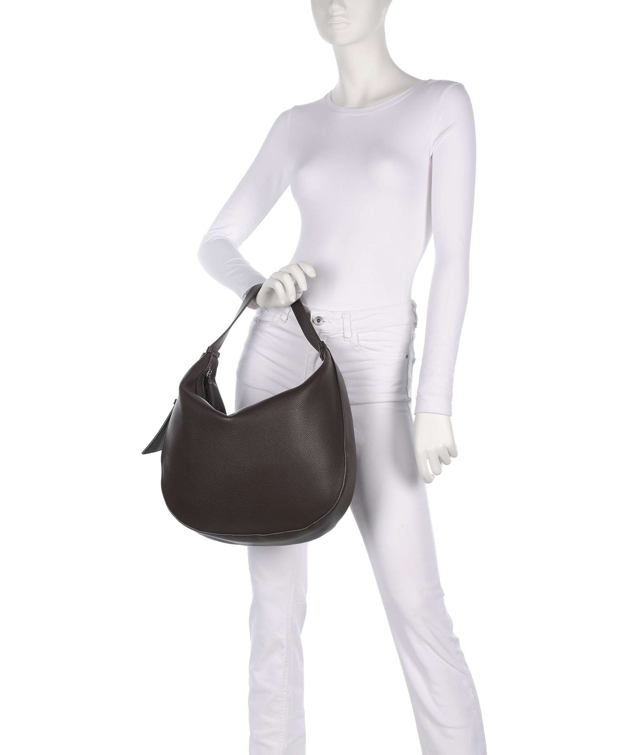 Armani Exchange Susy L Hobo bag hot fudge