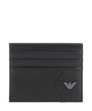 Emporio Armani Premium Nappa Credit card holder black beauty
